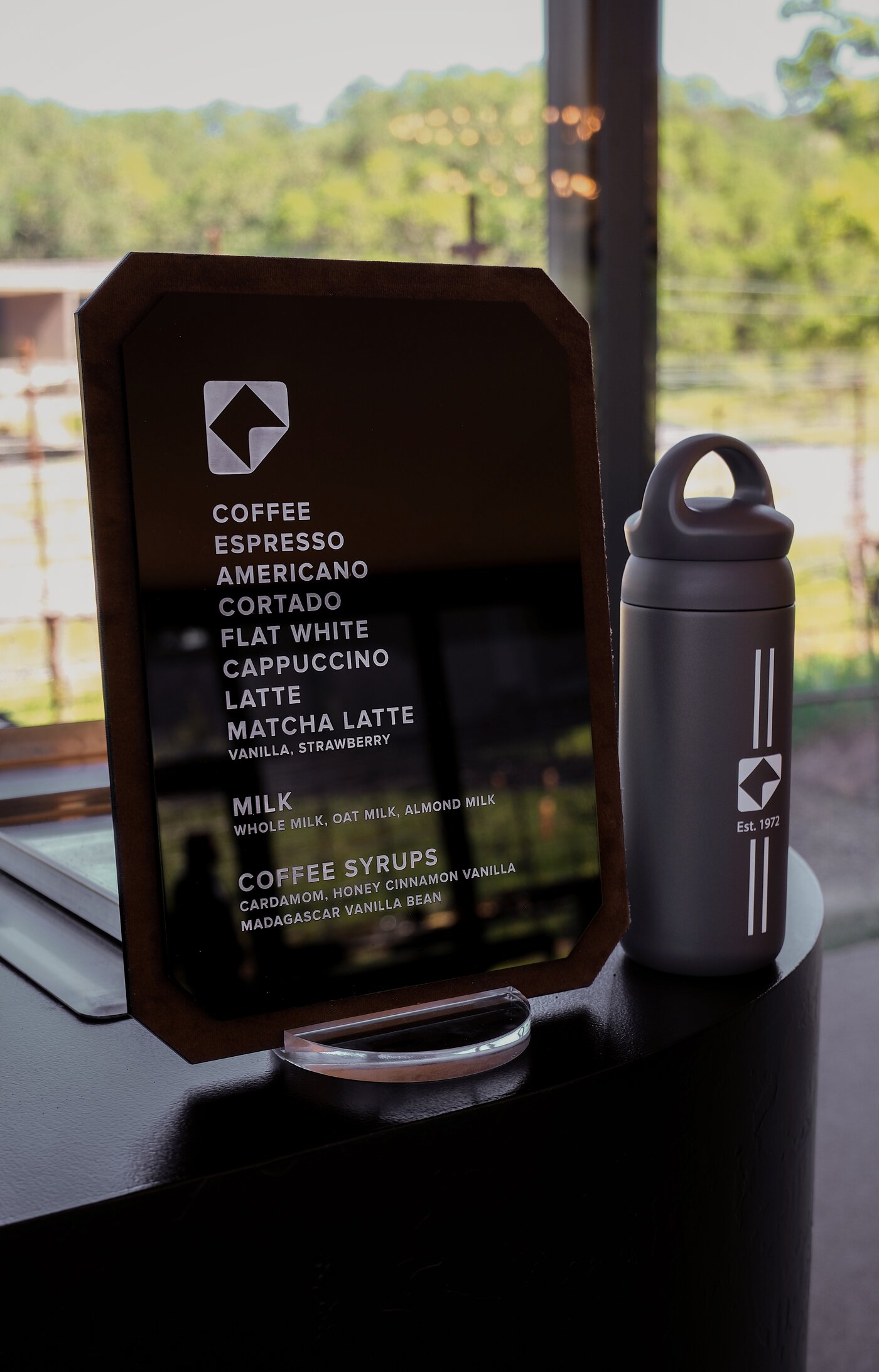 Custom branded swag and merchandise created for a Fez Coffee brand activation.