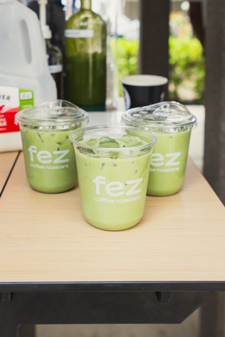 Fez Coffee espresso cart at a corporate event in San Francisco.