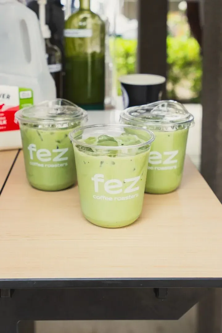 Fez Coffee espresso cart at a corporate event in San Francisco.