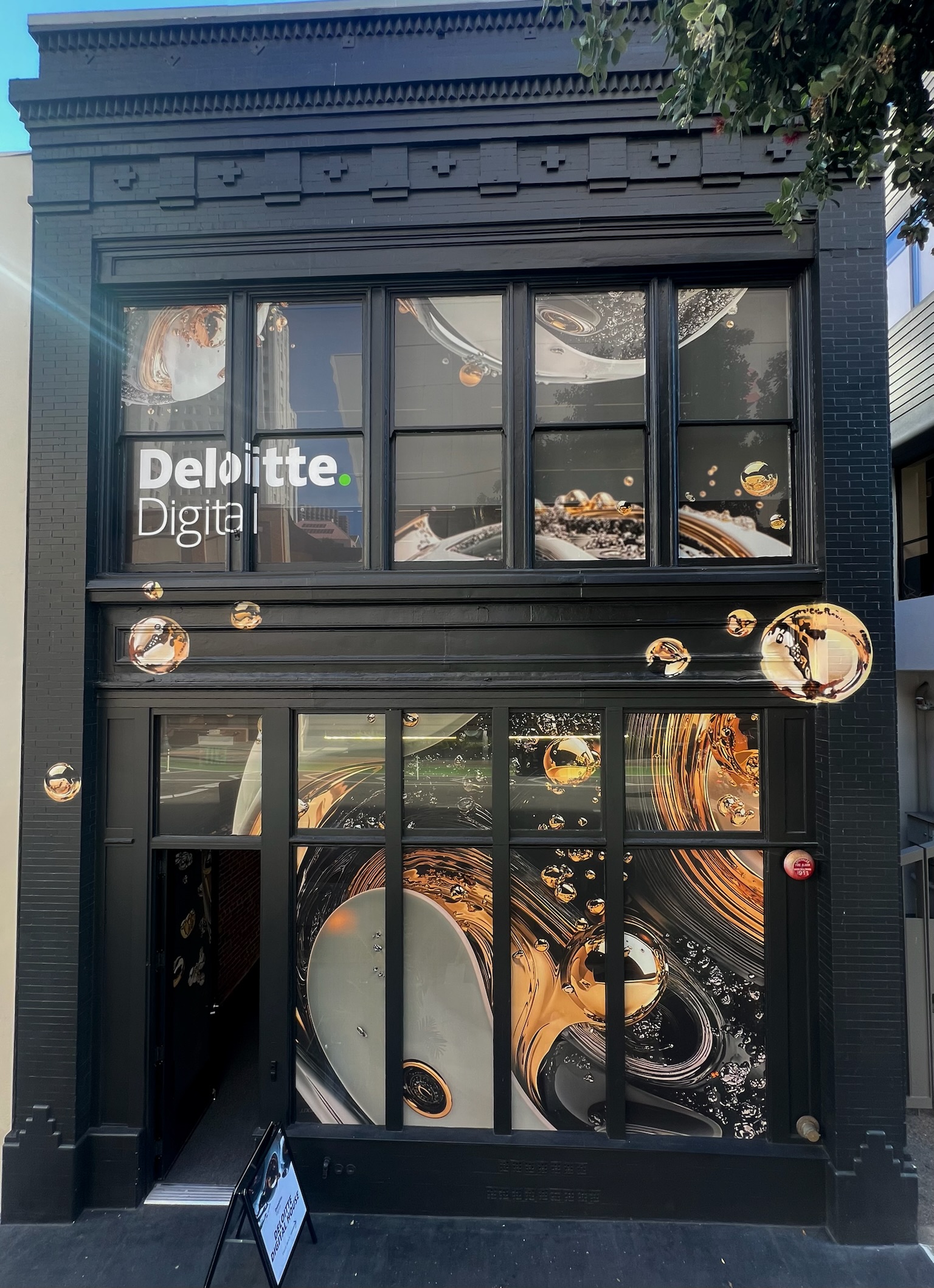 Deloitte Digital · window graphics
